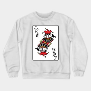 Joker Pixel Art Red Crewneck Sweatshirt